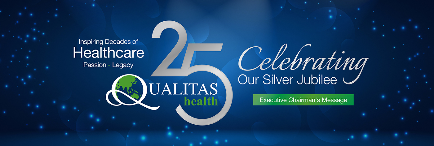 Qualitas 25th year celebration banner