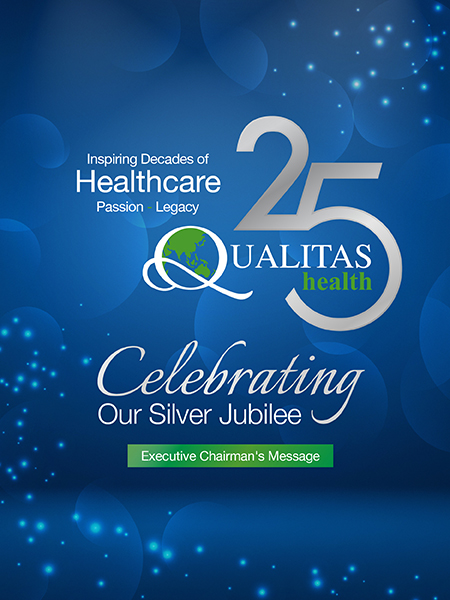 Qualitas 25th Anniversary celebration banner